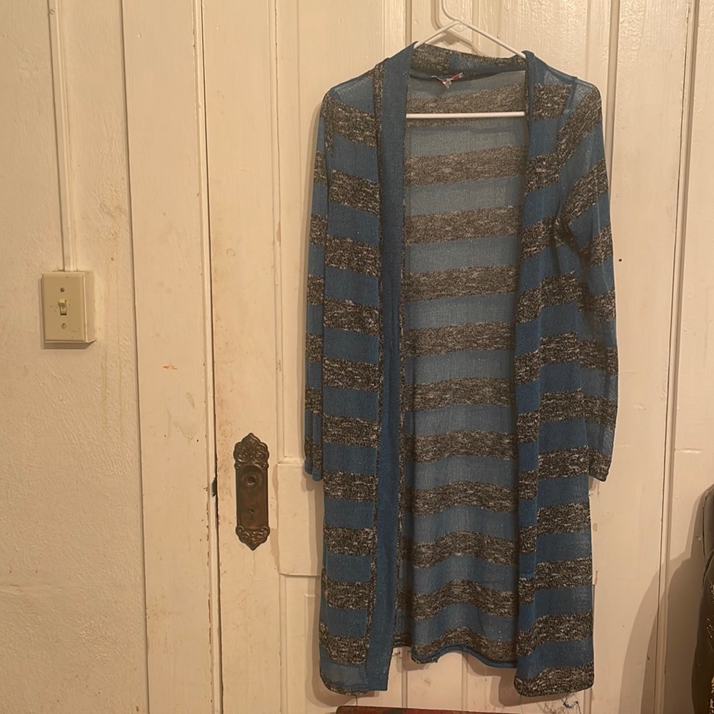 Blue and Black Kimono